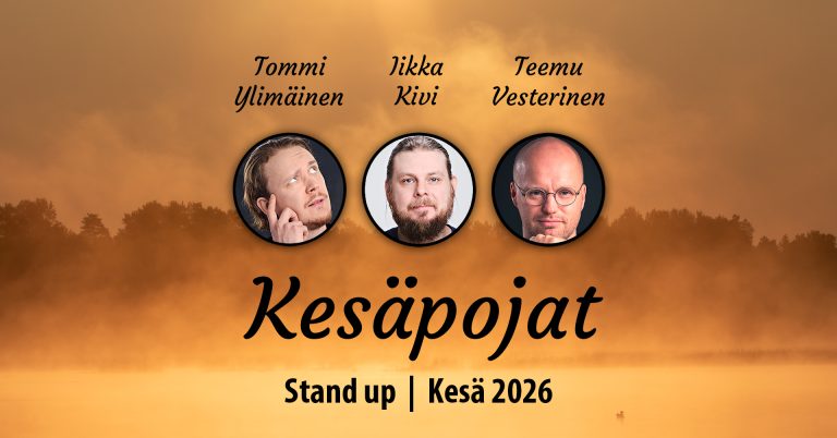 KESÄPOJAT – stand up kiertue